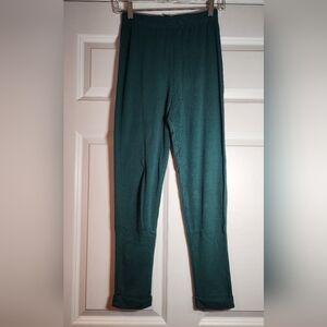 One Step Up Vintage Green Stretchy Pull On Skinny Pants M Some Wash Wear